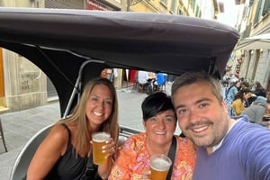 Florence : visite gastronomique locale en pousse-pousse