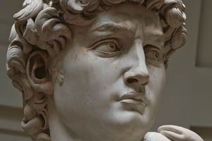 Florence: Michelangelo's David & Een slokje door een wijnraam