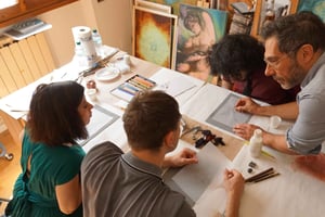 Florencja: Malarskie doświadczenie, stwórz swoją florencką lilię!