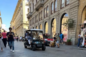 Florence Golf Cart Tour City Center & Piazzale Michelangelo