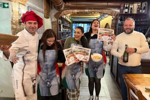 Florens: Tiramisu- och pastakurs med obegränsat vin