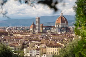 Florencja: toskańska kolacja i koncert Trzech Tenorów w pobliżu Galerii Uffizi