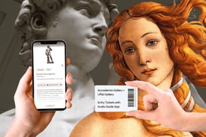 Florença: Uffizi & Accademia Bilhetes prioritários com aplicação áudio
