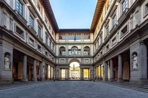 Florenz: Eintrittskarte zur Uffizien-Galerie