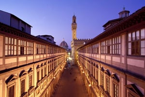 Tidsbestemt entré til Uffizi-galleriet