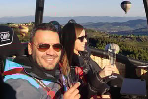 De Florença: Passeio de balão de ar quente de luxo