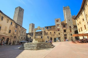 Från Florens: Pisa, Siena, San Gimignano, privat tur