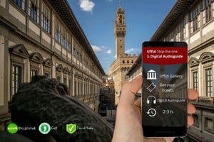 フィレンツェ：ウフィツィ公式時間指定入場チケット＆音声ガイド