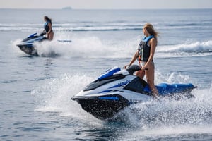 Excursie met jetski in Cannes 1 uur