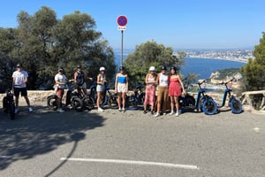 Riviera Francesa: Visita guiada em uma E-Scooter