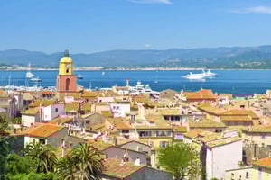 Provence-dag, Saint Tropez Grimaud landsby Vinsmagning