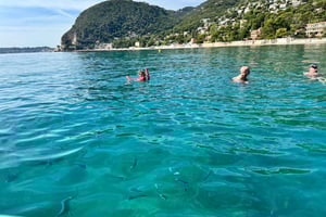 Nice: Mala Caves, Villefranche & Snorkeling Boat Tour