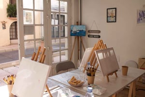 Private 2 Hours Painting Class near Cannes