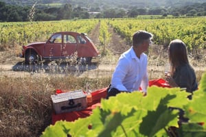 Saint-Tropez: Ruta del Vino en Coche de Época