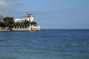 Ingresso de entrada para a Villa Kerylos