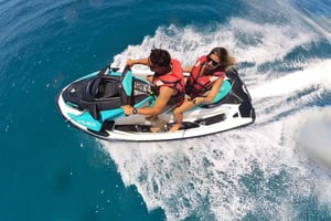 Corralejo: Jet Ski Tour to Lobos With Optional Hotel Pickup