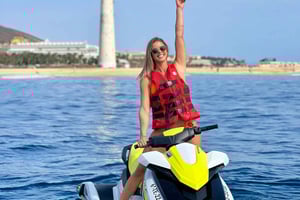 Da Morro Jable: Tour d'avventura in moto d'acqua (senza licenza)