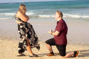 Dünen von Fuerteventura: Heiratsantrag mit Fotoshooting