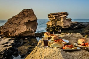 Fuerteventura zonsondergang wandeling naar de wilde westkust