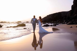 Fotosessie na de bruiloft op Fuerteventura