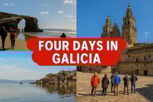 Santiago: 4-day tour to Finisterre, Rías Baixas, and Cathedrals