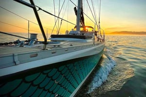 Knysna Sunset Sailing Cruise with Light Dinner and Wine