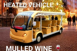 Danzica: tour della città in golf cart con vin brulé