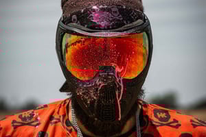 Gdańsk: paintball na świeżym powietrzu z transferem (200 kul)