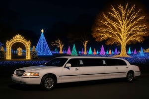 GDANSK: Private Limousine Tour to Illumination Park