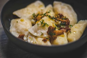 Gdansk: Traditionell Pierogi-middag med öl