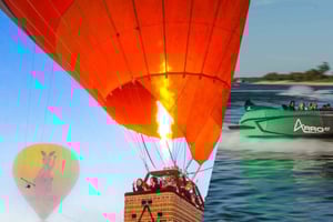 ゴールドコースト: 熱気球、朝食、無料のアロージェットボート