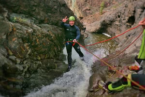 Canyoning in the Rainbow Mountain Gran Canaria
