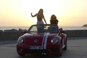 Gran Canaria : West coast Cabrio Sunset