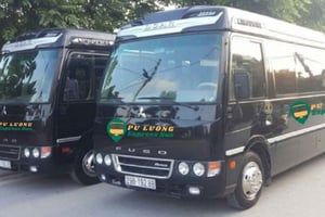 ハノイからプルオンまでのバス移動（VIPリムジンバス）