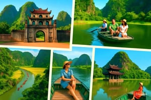 Vanuit Ha Noi: Hoa Lu - Tam Coc/ Trang An