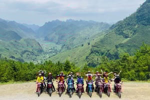 Fra Sapa: 3-dagers Ha Giang-rundtur med Safe Rider (maks. 8 personer)