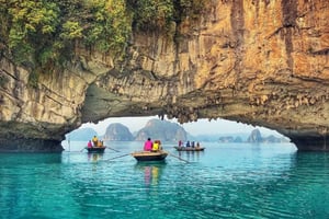 Ha Longbaai: 2-daagse cruise met Lan Ha en Cat Ba