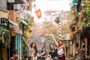 Halvdag/heldag – højdepunkter på byrundtur i Hanoi