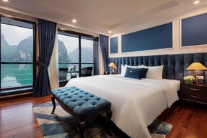 Hanoi: 2-dagers Halong og Lan Ha Bay 5-stjerners cruise med balkong