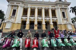Hanoi 4,5-timers Vespa Tour bytur