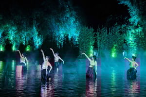 Hanoi: Eftermiddagsudflugt med landskab og aftenshow