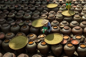 Hanói: salsa de soja del antiguo pueblo de Cu Da y pagoda de Thang Nghiem