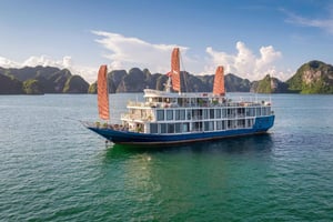 Hanoi: Halongbukta 2 dager 1 natt cruise