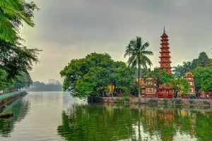 Hanoi Highlight Koko päivän kaupunkikierros bussilla