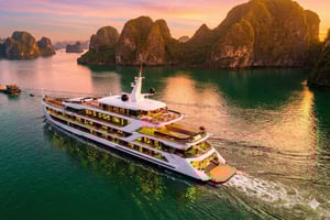 Hanoi: crociera di lusso 6★ alla baia di Lan Ha (2 giorni e 1 notte) – kayak e Ao Ech