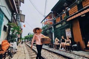Hanoi: Privat byvandring i den gamle bydel med Train Street