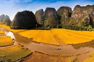 Hanói: templo Thai Vi o Tam Coc, cueva Mua, Hoa Lu y bici