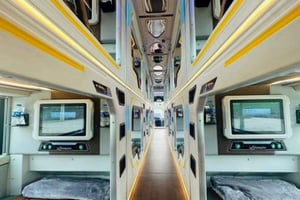 Hanoi: Transfer til eller fra Sa Pa Town i en VIP-sovebus