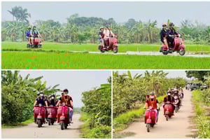 Hanoi Vespa-tur til Bat Trang keramiklandsby ledet af kvinder