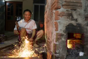 Knife Making in Blacksmith Village in Hanoi